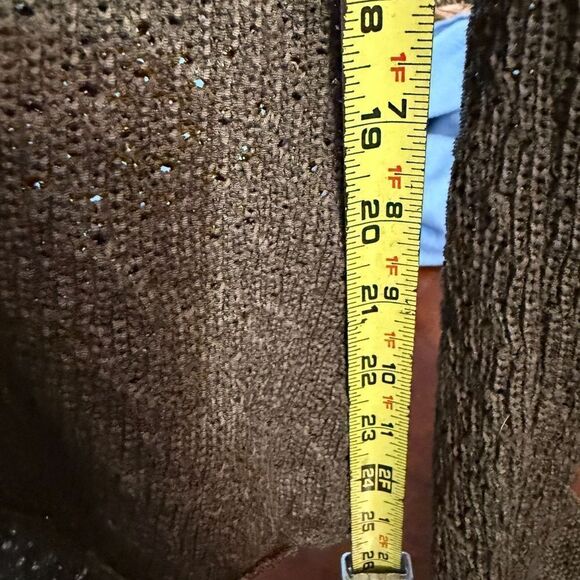 Jones New York Vneck Cut Rayon Knit Sweater Size Women's Medium - Picture 10 of 10